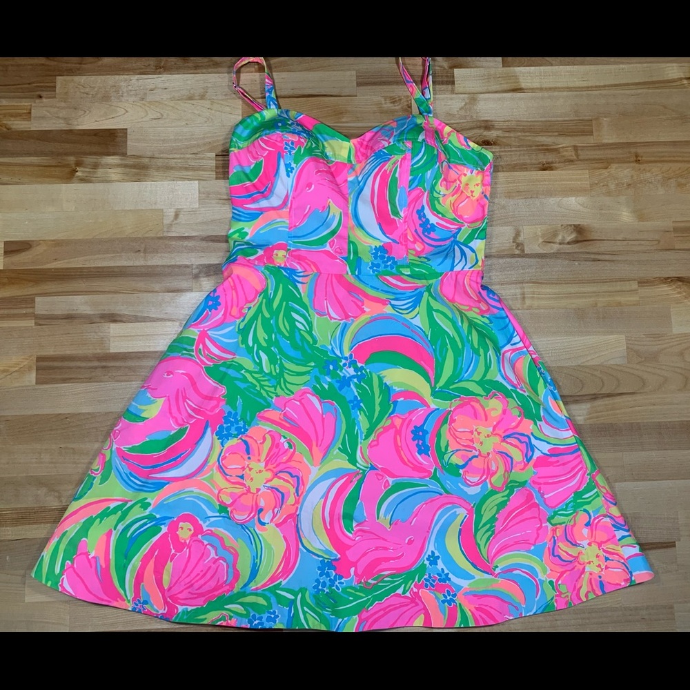 Lilly Pulitzer “Willow” print fit & flare dress